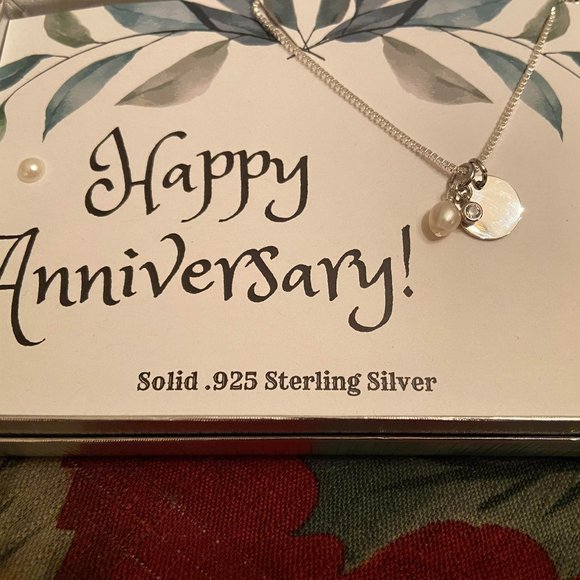 - Happy Anniversary Pearl 925 Sterling Sil… - Picture 6 of 11